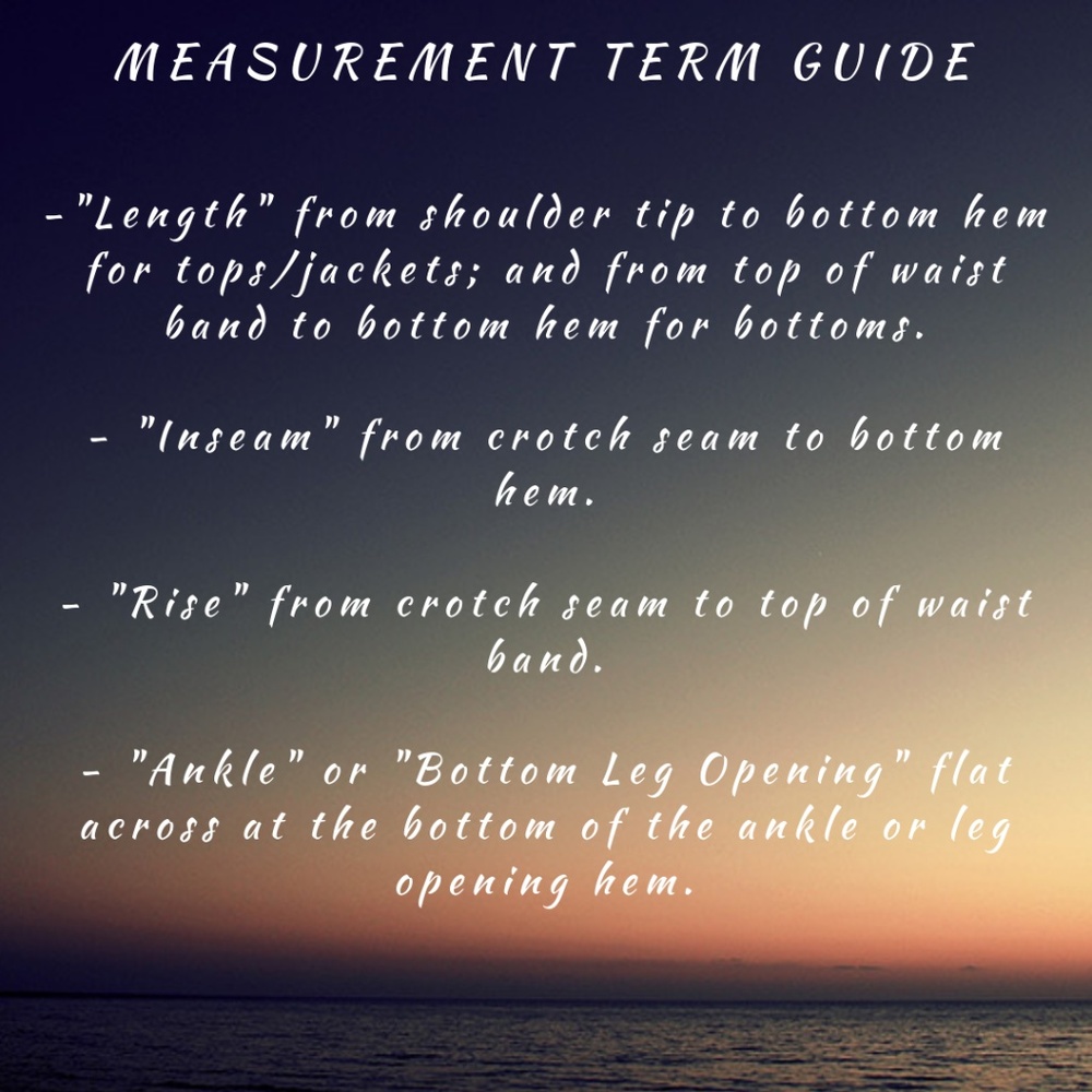 Measurement Guide & Helpful Sizing Tips! - Picture 4 of 6